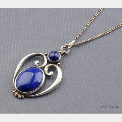 Margaret Sterling Silver Locket Necklace