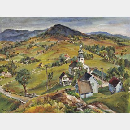 Marion Huse (American, 1896-1967) Along the Taconic Trail