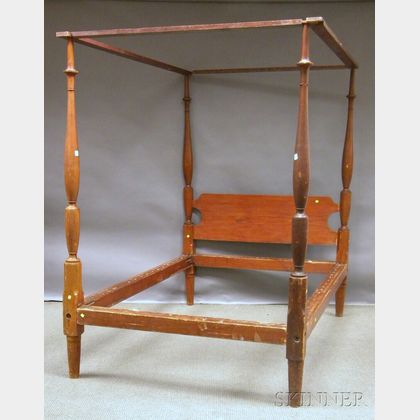 Century Furniture/Henry Ford Museum Federal-style Mahogany Pencil Post Bed with Canopy