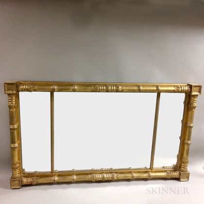 Classical Carved Gilt-gesso Overmantel Mirror