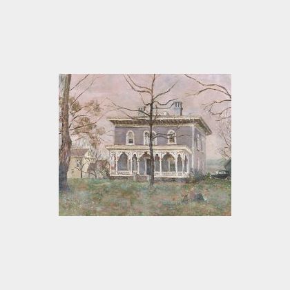 Edmund Quincy (American, b. 1903) An American House or Marcellus Moorish