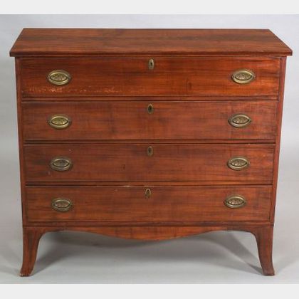 Federal Maple Grain Painted Chest of Drawers