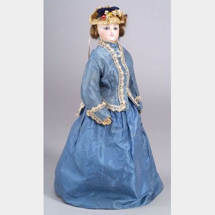 French Bisque Swivel-Neck Lady Doll