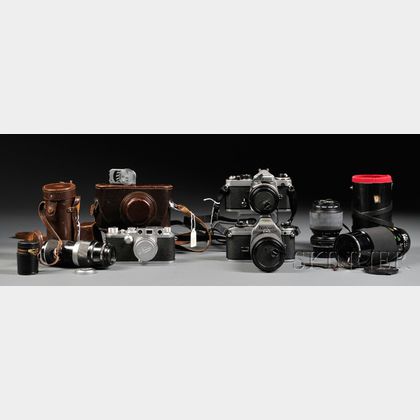 Collection of Cameras and Accessories