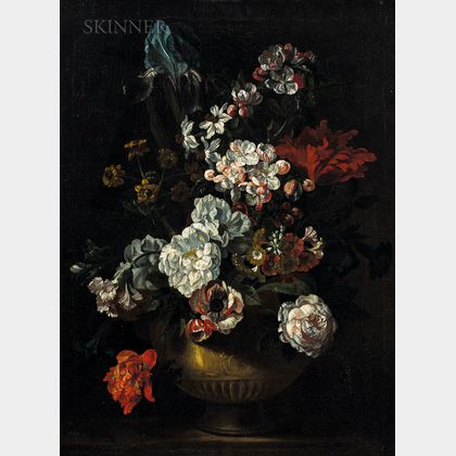 School of Jean-Baptiste Monnoyer (French, c. 1636-1699) Flowers in a Vase