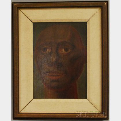 Alexey Von Schlippe (Russian, 1915-1988) Portrait Study of an African Man