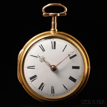 Smith Gilt-sterling Pair Case Watch