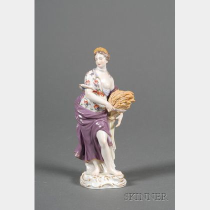 Meissen Porcelain Figure of Demeter