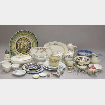 Group of Assorted Decorated Ceramics and Glass