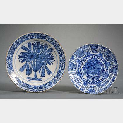 Two Dutch Delft Plates