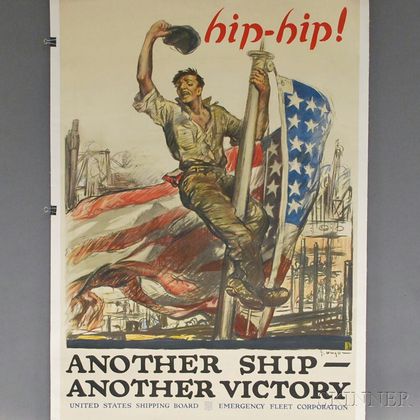 George Wright U.S. WWI Hip-Hip! Another Ship-Another Victory 