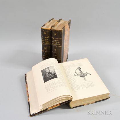 Three Volumes of Eugene Muntz's Historie de L'Art Pendant La Renaissance