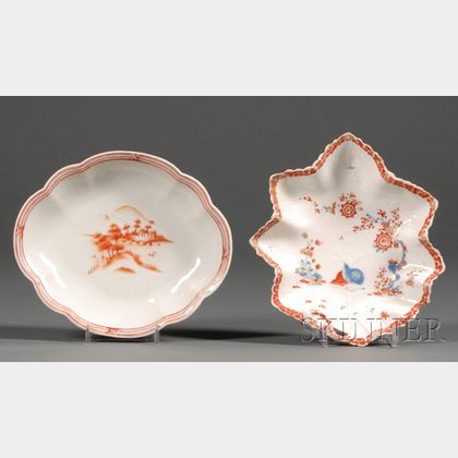 Two Small Chinese Export Porcelain Dishes