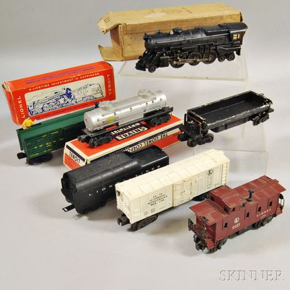 Lionel Train Steam Freight Partial Set #2147WS and Others