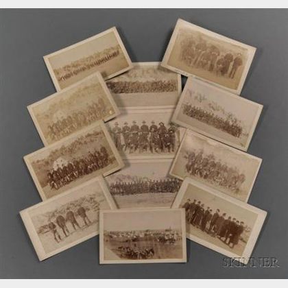 Twelve Imperial Size Cabinet Card Photographs