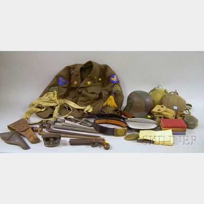 Group of 19th and 20th Century Military and Arms Related Items