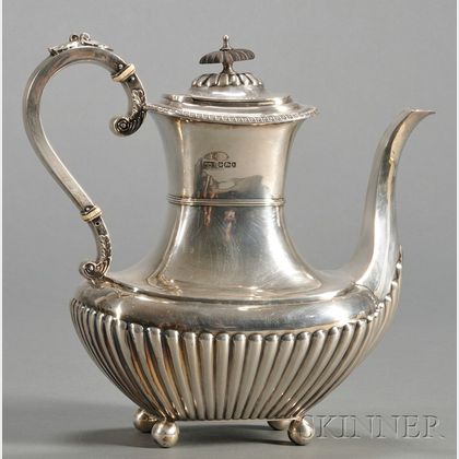 Edward VII Silver Coffeepot