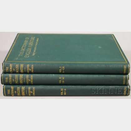 Set of Three The Dictionary of English Furniture
