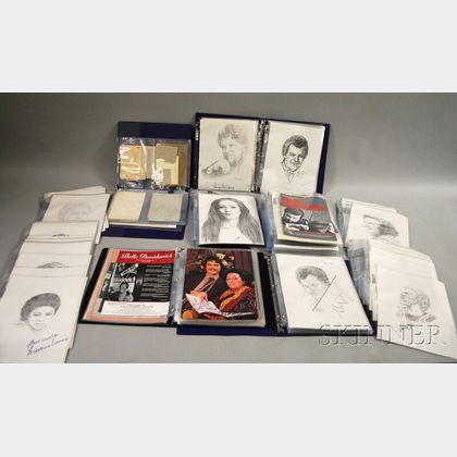 Large Collection Opera and Classical Artists Autographs and Ephemera