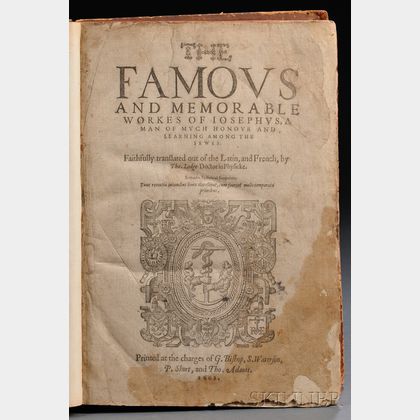Josephus, Flavius The Famous and Memorable Workes