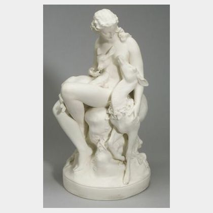 Parian Figure of a Wood Nymph