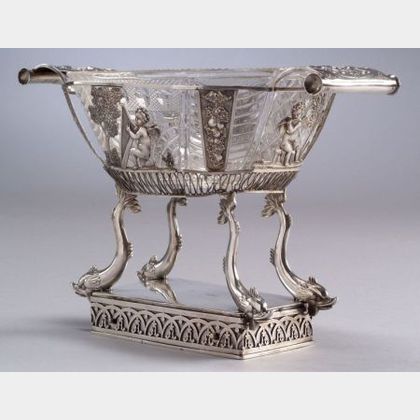 Early Musical Silver Basket