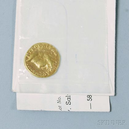 Ancient Roman Empire Gold Aureus Coin