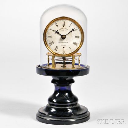 Terryville Manufacturing Company Torsion Candlestick Timepiece