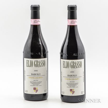 Elio Grasso Barolo Ginestra Casa Mate 2006, 2 bottles 