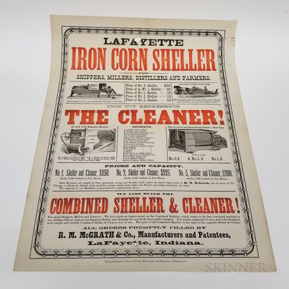 Lafayette Iron Corn Sheller Poster
