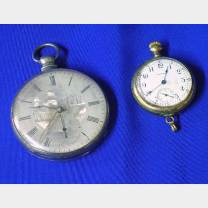 Sold at auction Gold-Filled 15-Jewel Open Face Waltham Pocket Watch and ...