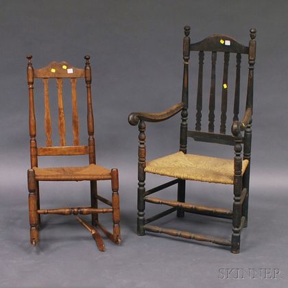 Two Bannister Back Chairs