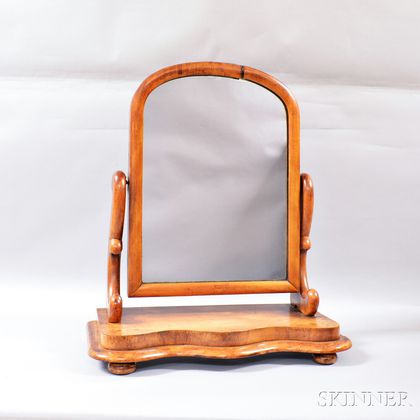Late Classical Maple Dressing Mirror
