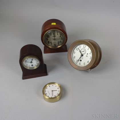 Four Desk Clocks