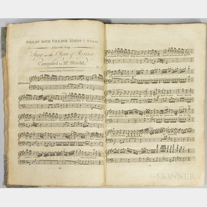 Sheet Music Collection, London, c. 1800.