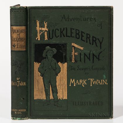 Twain, Mark (1835-1910) Adventures of Huckleberry Finn (Tom Sawyer's Comrade).