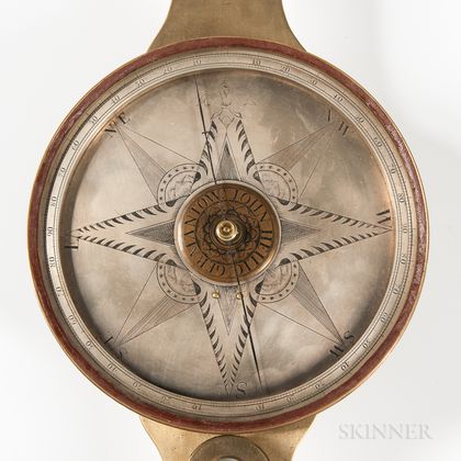 John Heilig Brass Surveyor's Compass