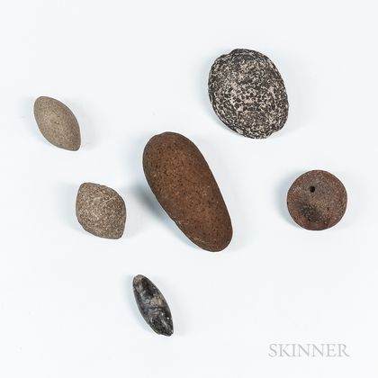 Six Polynesian Stone Artifacts