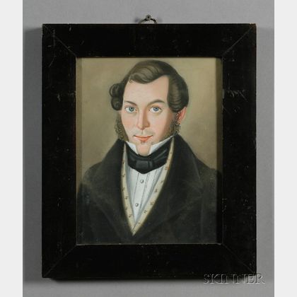 Northern European School, 19th Century Portrait of a Young Man.