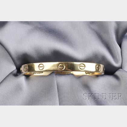 18kt Gold "Love" Bracelet, Aldo Cipullo, Cartier