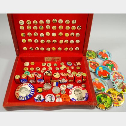 Collection of 20th Century Pinback Buttons