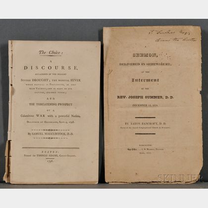 Macclintock, Samuel (1732-1804) The Choice: a Discourse, Occasioned by the Present Severe Drought; the Mortal Fever which Prevails in P