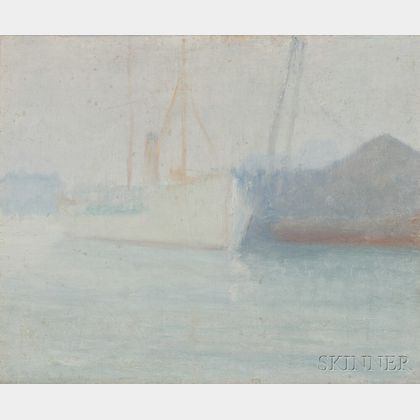 Milton Clark Avery (American, 1885-1965) Freighters