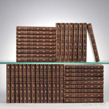 Decorative Bindings, Sets: Shakespeare, William (1564-1616); ed. William Aldis Wright (1831-1914) The Works , Extra-illustrated.