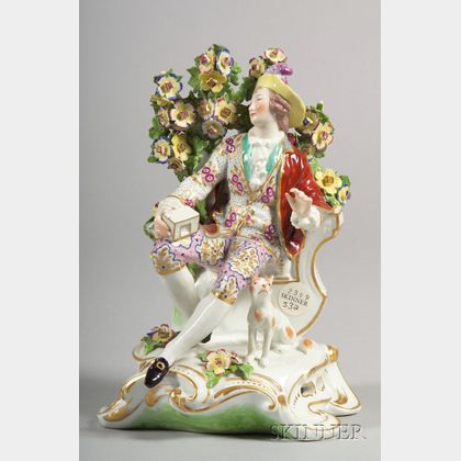 German Porcelain Bocage Figure