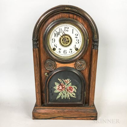 Rosewood Shelf Clock and a Gingerbread Clock