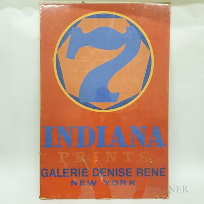 Robert Indiana Exhibition Gallery Poster