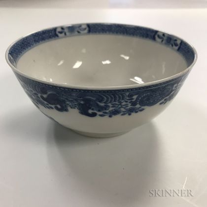 Blue and White Export Armorial Bowl