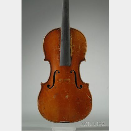 French Violin, Jerome Thibouville-Lamy, Mirecourt, c. 1880