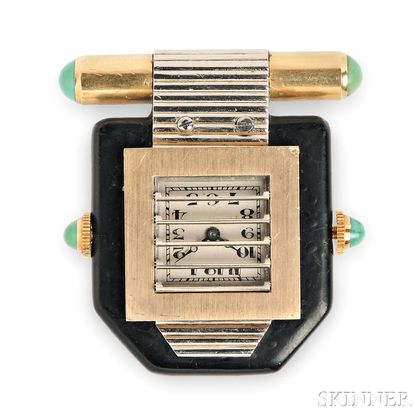 Art Deco Clip Watch, Van Cleef & Arpels